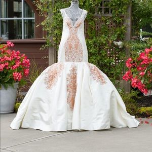 Custom made wedding dress for sale